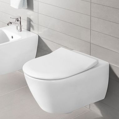 VILLEROY&BOCH Унитаз подвесной с сиденьем soft-close Subway 2.0 (5614R2R1)