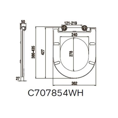 AM.PM Сиденье для унитаза с микролифтом Spirit FlashClean (C707854WH)