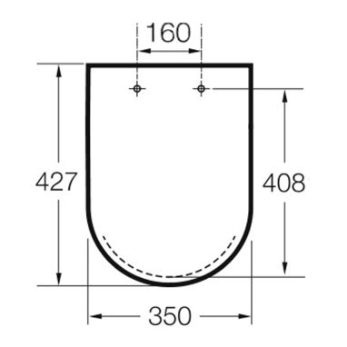 ROCA Сидение для унитаза GAP (A80148200U)