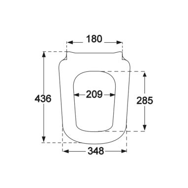 VILLEROY&BOCH Сиденье с крышкой slow-closing Joyce (9M52S101)