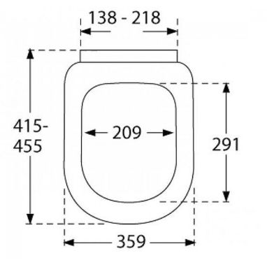 VILLEROY&BOCH Сидение для унитаза Subway (9955Q101)