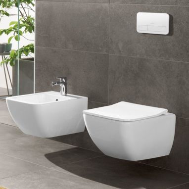 VILLEROY&BOCH Унитаз подвесной с сиденьем slow-closing Venticello (4611RS01)