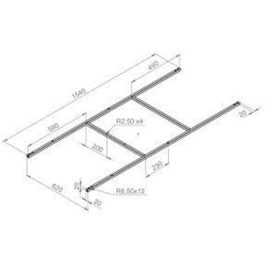 AM.PM Каркас для ванны Spirit W72UA-160-070W-R