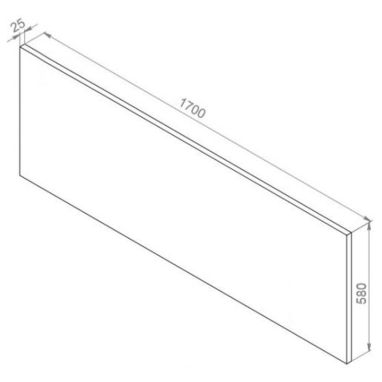 AM.PM Панель фронтальная для ванны Gem W90A-170-070W-P