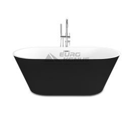 DUSEL Ванна акрилова окремостояча Asti DU103 чорна