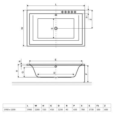 EXCELLENT Ванна акриловая Crown Lux (WAEX.CRO19WH)
