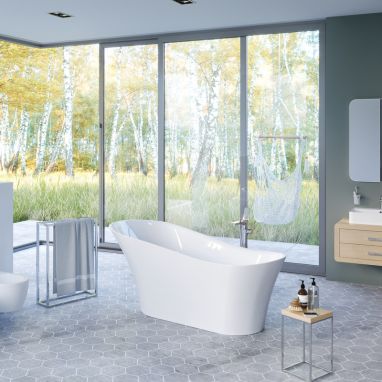 EXCELLENT Ванна акриловая отдельностоящая Mirage (WAEX.MRP18WH)