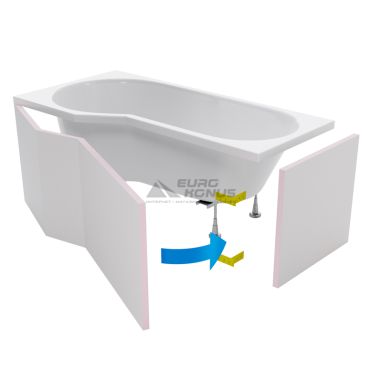 EXCELLENT Панель для ванн Flex System Be Spot (OBEX.BSF.16WH)