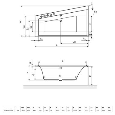 EXCELLENT Ванна акриловая Sfera Slim (WAEX.SFL17WHS)