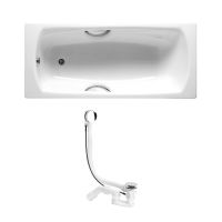 ROCA Ванна стальная Swing + Сифон-автомат для ванны VIEGA Simplex (A220070001+285357)
